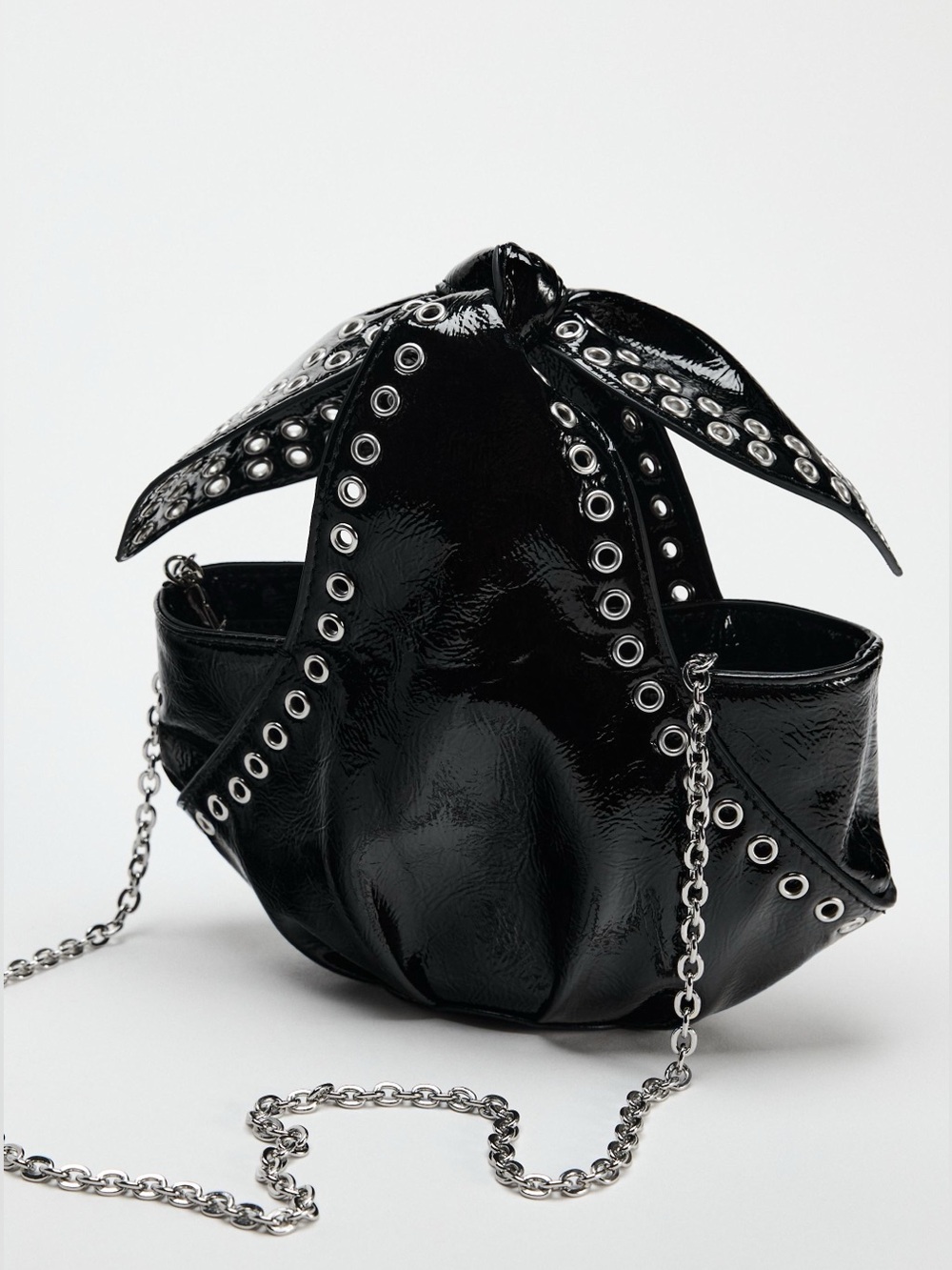 Zara Grommet Chain Bucket Bag